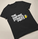 Empire Strikes Pints T-Shirt | Funny Star Wars Beer Lovers Gift for Dad, Uncle | Birthday & Father's Day Present