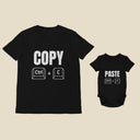 Copy Paste Shirt Set - Father and Baby Matching Shirts - Copy And Paste Daddy And Daughter Shirts - New Baby Gift