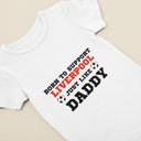 Born to Support Liverpool Just Like Daddy, Grandad, Mummy, Nanna Football Baby Vest, Liverpool Football Bodysuit | Baby Gift Liverpool FC