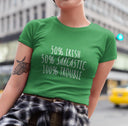 50% Irish Snug Fit Crop Top | Y2K Ireland Baby Tee | Perfect St. Patrick's Day Gift for Her & Friends | Lucky Shirt