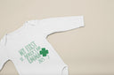 My First St Patrick's Day Personalised Baby Vest Bodysuit | Cute Shamrock Four Leaf Clover Irish Gift