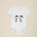 Middle Finger Babysuit | Funny Cursing Profanity Rude Baby Grow for Baby & Toddler, Baby Girl/Boy Wear, Unique Coming Home Outfit