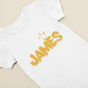 PERSONALISED Giraffe, Vest bodysuit, baby gift, baby grow, baby bib, personalised baby gift, custom name, Funny Gift