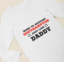 Born to Support Everton Just Like Daddy, Grandad, Mummy, Nanna Football Baby Vest, Everton Football Bodysuit | Baby Gift