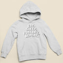 Eat Sleep Football Repeat Kids Hoodie | Children's Footy Hooded Sweatshirt for Boys & Girls | Cozy Sports Apparel