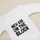 New Kid On The Block Onesie® - Retro Announcement Bodysuit for Baby - Cute Natural Baby Gift & Shower Idea