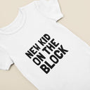 New Kid On The Block Onesie® - Retro Announcement Bodysuit for Baby - Cute Natural Baby Gift & Shower Idea