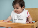 Unisex PERSONALISED baby sleepsuit, babygrow, vest, bib. Great baby shower gift, new baby gift