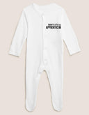 Daddy's Little Apprentice Sleepsuit, Unisex Baby Grow, Custom Vest & Bib, Perfect Baby Shower Gift, New Baby Essentials