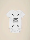 Come On Daddy You Can Do This Funny Baby Grow - Funny Novelty Baby Grow, Baby Onesie, Babygrow, Baby Outfit, Baby Bib, Baby Shower Gift
