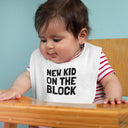 New Kid On The Block Onesie® - Retro Announcement Bodysuit for Baby - Cute Natural Baby Gift & Shower Idea