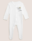 Personalised Prince Princess Bodysuit | Custom Name Baby Gift, Unique Baby Vest & Bib, Customized Baby Grow for Newborns