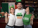 Im Not Drunk Im Irish Funny T-Shirt | St Patricks Day Gift for Men & Women | Unisex Sizes in Black or White