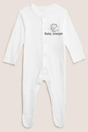 Unisex PERSONALISED baby sleepsuit, babygrow, vest, bib. Great baby shower gift, new baby gift