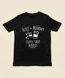 Coffee Shop Buddies Personalised Kids Name and Mummy T-Shirt – Custom Children's Tee for Coffee Dates