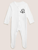 Middle Finger Babysuit | Funny Rude Baby Grow for Baby and Toddler, Unique Cursing Outfit for Boys & Girls, Perfect Coming Home Gift
