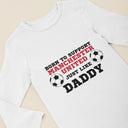 Born to Support Manchester United Just Like Daddy, Grandad, Mummy, Nanna Football Baby Vest, Manchester United Bodysuit | Baby Gift