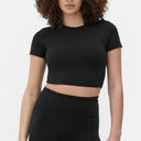 Sotally Tober Crop Top | Snug Fit Crop Top Women's Shirt Gift for Party Lovers & Humor