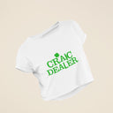 Snug Fit Crop Top | Craic Dealer Lucky Shirt | Y2K Baby Tee | Gift for Her & Friend | St. Patrick's Day Gift