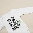Dont Look At Me Funny Baby Grow Sleepsuit | Unisex Newborn Outfit, Perfect Baby Shower Gift & New Baby Essentials