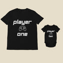 Player 1 Player 2 Matching Set - Father and Baby Matching Shirts - Gaming Daddy & Child Gift - Cute Father Daughter Son Outfits