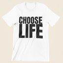 Choose Life Adults T-Shirt, Wham! Inspired Fancy Dress Tee, Retro 80s Graphic Shirt, Perfect for Parties & Events