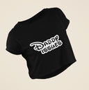 Daddy Issues Crop Top | Snug Fit Women's Gift | Trendy Casual Tee for Summer