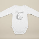 Personalised Sleepsuit, Unisex Baby Grow, Custom Vest & Bib, Perfect Baby Shower Gift, New Baby Essentials