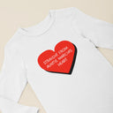 Personalised Straight From The Heart Sleepsuit, Unisex Baby Grow, Custom Vest & Bib, Perfect Baby Shower Gift, New Baby Essentials
