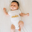 PERSONALISED Giraffe, Vest bodysuit, baby gift, baby grow, baby bib, personalised baby gift, custom name, Funny Gift