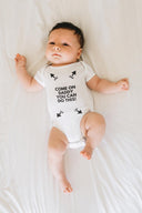 Come On Mummy You Can Do This Funny Baby Grow - Novelty Baby Grow, Baby Onesie, Babygrow, Baby Outfit, Baby Bib, Baby Shower Gift