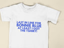 Bonnie Blue Queue T-Shirt | Funny T-Shirt for Events & Gatherings | Thanks for Taking Part