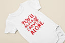 You'll Never Crawl Alone Babygrow | Liverpool Baby Outfit | Cute Infant Wear & Gifts for Newborns