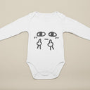Middle Finger Babysuit | Funny Cursing Profanity Rude Baby Grow for Baby & Toddler, Baby Girl/Boy Wear, Unique Coming Home Outfit
