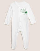 My First St Patrick's Day Personalised Baby Vest Bodysuit | Cute Shamrock Four Leaf Clover Irish Gift