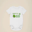 Personalised Lil Bud Baby Onesie® - Funny Marijuana Baby Bodysuit for Boys & Girls, Unique Gift for Newborns and Infants, 420 Baby Gift