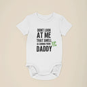 Dont Look At Me Funny Baby Grow Sleepsuit | Unisex Newborn Outfit, Perfect Baby Shower Gift & New Baby Essentials