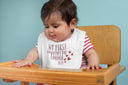 My First Valentines Personalised Vest Bodysuit, Baby Bib, Baby Vest | Custom Name Baby Gift, Funny Baby Grow, Unique Personalised Baby Suit