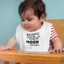 My Auntie Loves Me To The Moon Personalised Baby Vest | Family Custom Bodysuit for Newborns & Baby Showers | Uncle Grandad Baby Gift