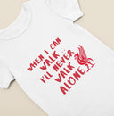 When I Can Walk... I'll Never Walk Alone Babygrow | Liverpool Baby Outfit | Cute Infant Wear & Gifts for Newborns