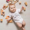 Unisex PERSONALISED baby sleepsuit, babygrow, vest, bib. Great baby shower gift, new baby gift