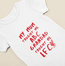 Liverpool Baby Grow Daddy Grandad Taught Me LFC - Personalised Football Outfit for Newborns | Cute Gifts for New Parents & Baby Showers