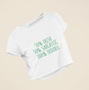 50% Irish Snug Fit Crop Top | Y2K Ireland Baby Tee | Perfect St. Patrick's Day Gift for Her & Friends | Lucky Shirt