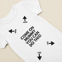 Come On Mummy You Can Do This Funny Baby Grow - Novelty Baby Grow, Baby Onesie, Babygrow, Baby Outfit, Baby Bib, Baby Shower Gift