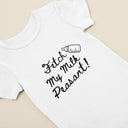 Fetch My Milk Peasant! Funny Unisex Baby Grow Sleepsuit & Custom Bib - Perfect Baby Shower Gift, New Baby Essentials